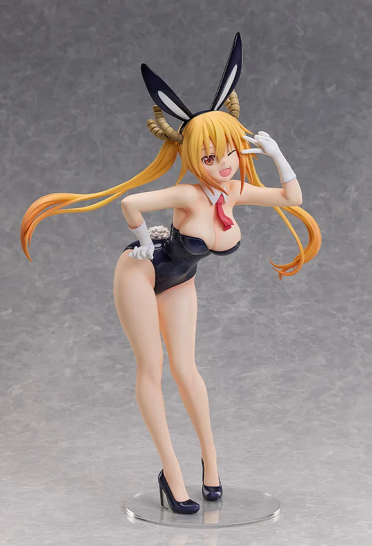 112190__231e9108 MISS KOBAYASHI TOHRU BARE LEG BUNNY 1/4 STATUE - immagine 1