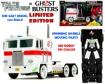 TRANSFORMERS G1 GHOSTBUSTERS - OPTIMUS PRIME x ECTO-1 - 1:24 DIE-CAST MODEL