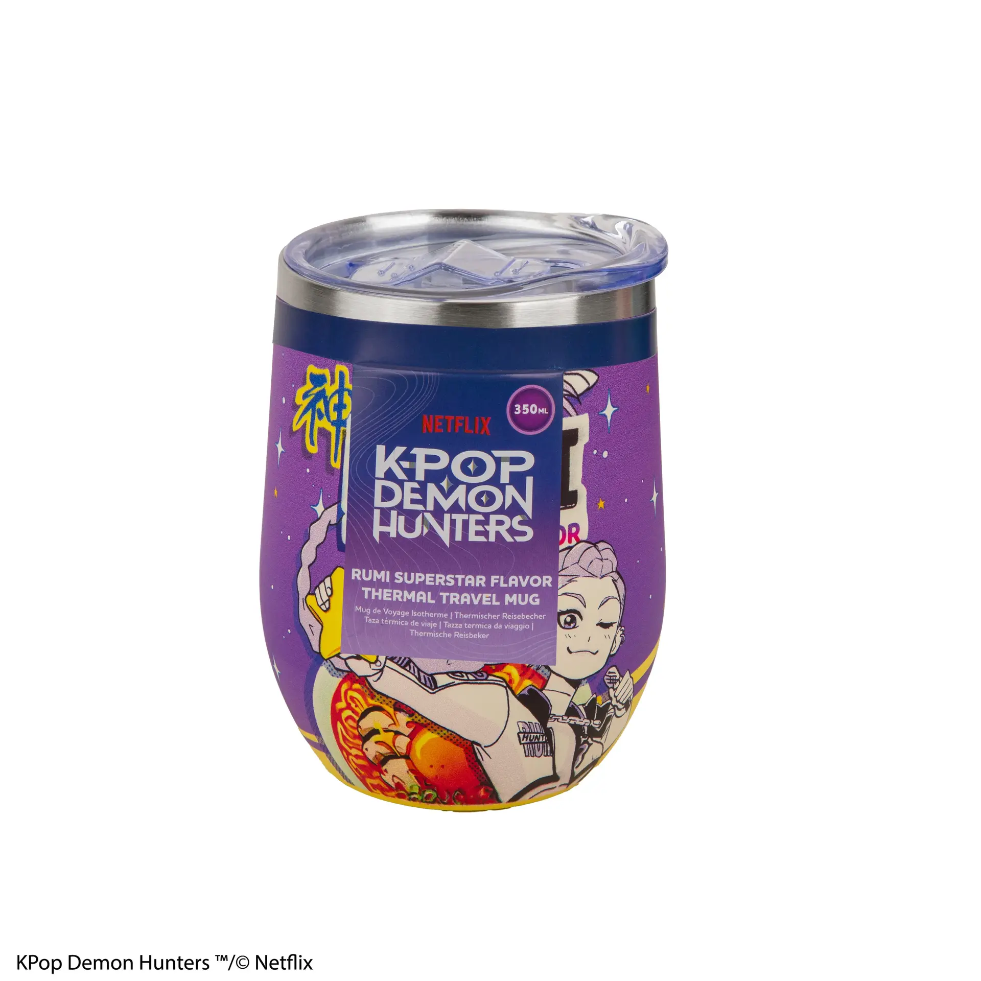 112347__2dfc44fd KPOP DEMON HUNTERS RUMI SUPERSTAR FLAVOR THERMAL TRAVEL MUG - immagine 1