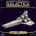 BATTLESTAR GALACTICA  COLONIAL VIPER MKI ELECTRONIC VEHICLE + LIEUTENANT BOOMER  FIGURE