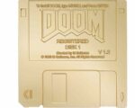 DOOM - FLOPPY DISK LIMITED EDITION REPLICA - GOLD - immagine 4