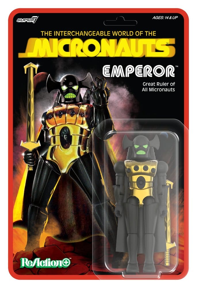 112726__0e5a1c6d MICRONAUTS WAVE 03 EMPEROR REACTION+ FIGURE - immagine 1