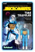 MICRONAUTS WAVE 03 TIME TRAVELER BLUE TRANSLUCENT REACTION+ FIGURE
