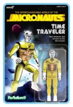 MICRONAUTS WAVE 03 TIME TRAVELER YELLOW TRANSLUCENT REACTION+ FIGURE