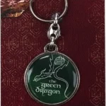 THE LORD OF THE RINGS OFFICIAL GREEN DRAGON KEYCHAIN