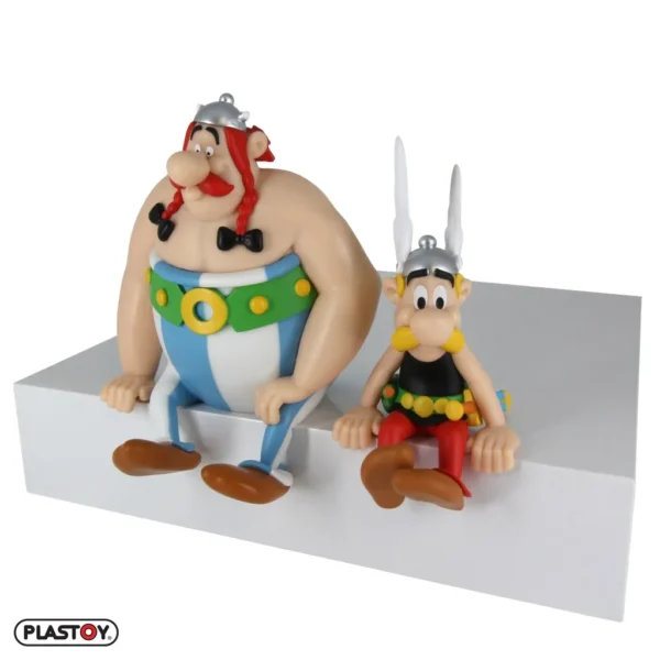 ASTERIX & OBELIX SEATED FIGURES