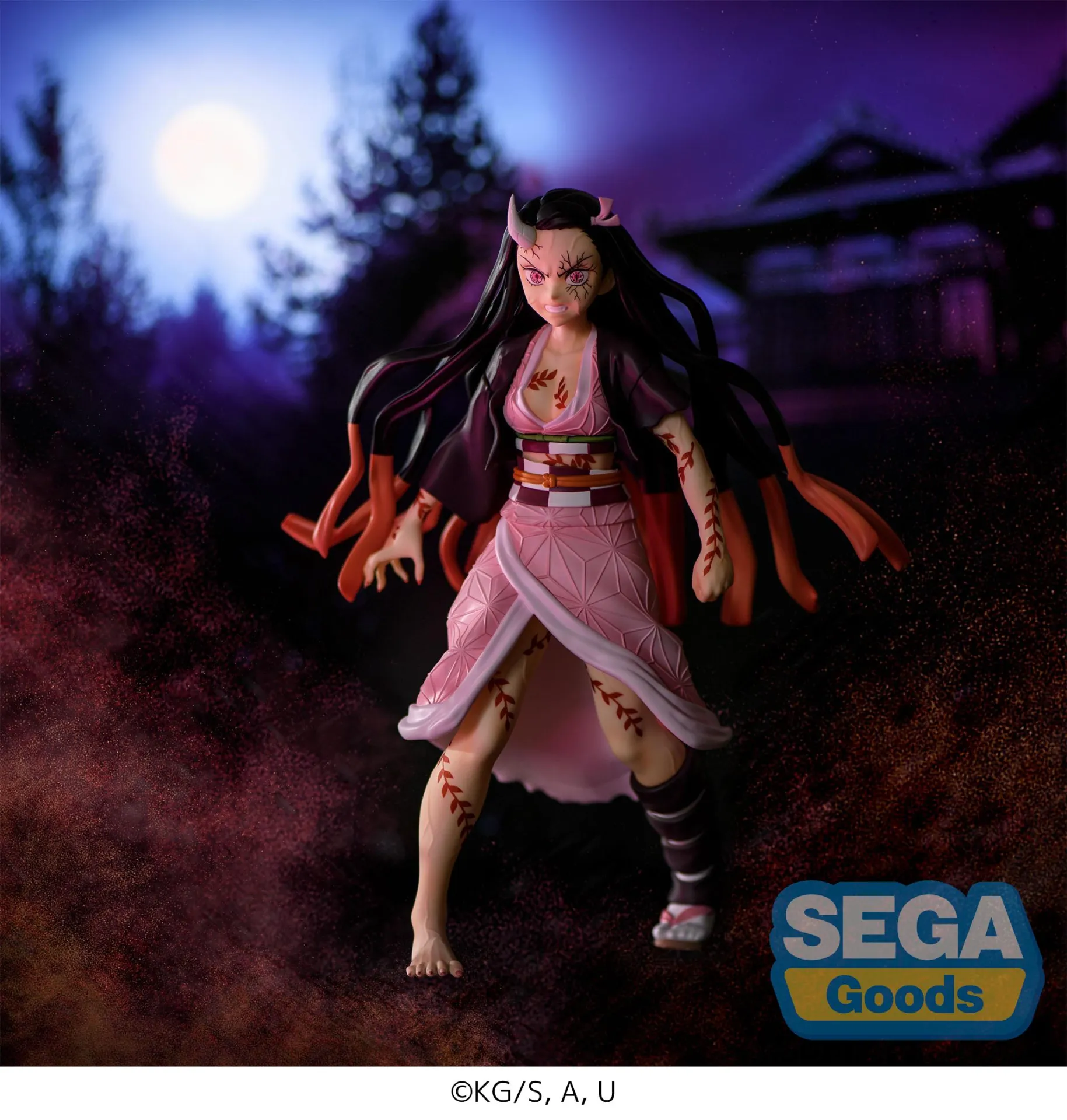 113255__dc354468 DEMON SLAYER NEZUKO DEMON FORM ADVANCING FIGURIZMA RERUN - immagine 1