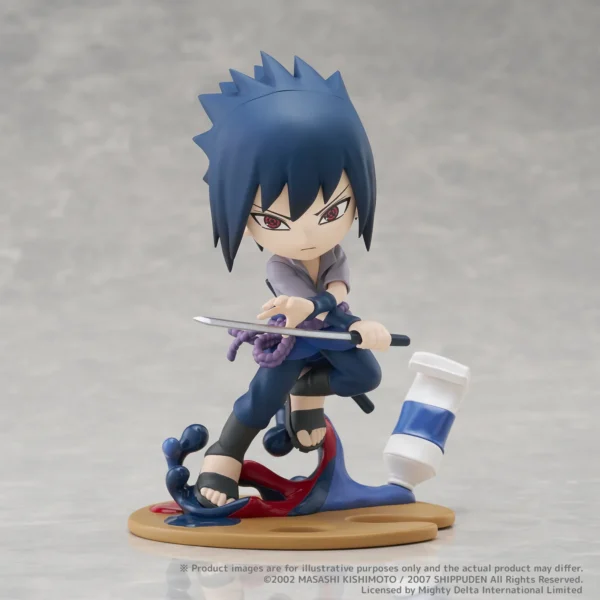 NARUTO SHIPPUDEN SASUKE UCHIHA PALVERSE PALE MINI FIG