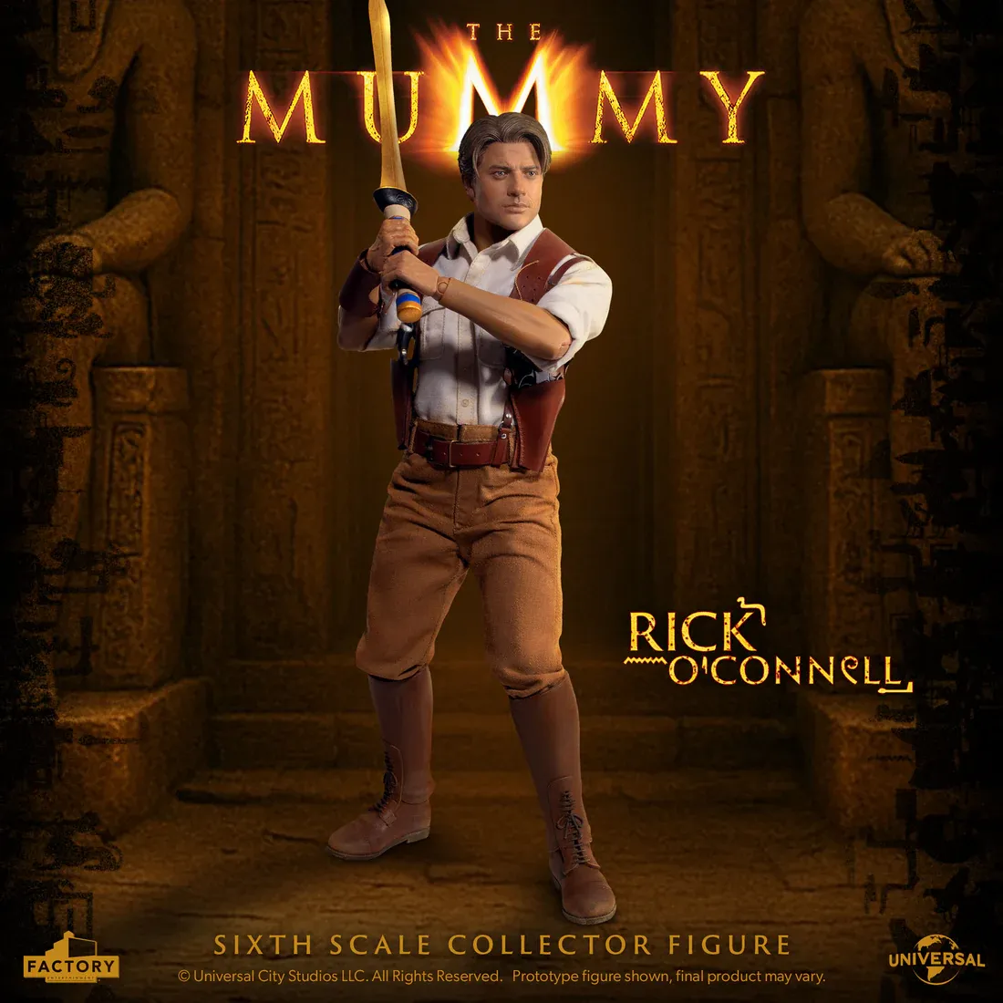 113508__7cb659f0 THE MUMMY RICK O'CONNELL SIXTH SCALE FIGURE - immagine 1