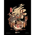 ILUSTRATA RAMEN POOL PARTY COLLECTOR PRINT - immagine 4