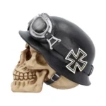 SKULL WITH HAT IRON CROSS HELMET BIKER - immagine 6