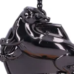 HARRY POTTER HUFFLEPUFF CREST SILVER HANGING ORNAMENT - immagine 5