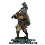 D&D NOLZUR'S MARVELOUS MINIATURES - HUMAN MALE BARBARIAN - immagine 4