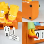THE SIMPSONS FAMILY 3D PERPETUAL CALENDAR - immagine 8