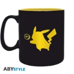 POKEMON PIKACHU BLACK ICON MUG - immagine 7