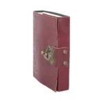 LEATHER DIARY EMBOSS TREE OF LIFE & LOCK - immagine 5