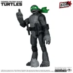 TEENAGE MUTANT NINJA TURTLES 5inch MICHELANGELO FIGURE WITH COMIC (B,W&G VARIANT) - immagine 2