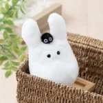 MY NEIGHBOR TOTORO WHITE TOTORO WITH SUSUWATARI BEANBAG PLUSH - immagine 4