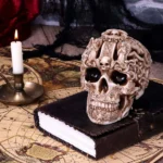 SKULL GOTHIC GOTHIC DESIGN CARVED - immagine 5