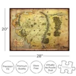 THE HOBBIT MAP 1000PCS PUZZLE - immagine 4