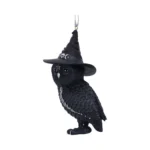 OWLOCEN BLACK WITCH OWL HANGING ORNAMENT - immagine 6