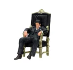 SCARFACE TONY MONTANA IN HIS CHAIR FIG - immagine 5