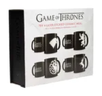 GOT HOUSES EMBLEMS B/W 4 MUG SET - immagine 7
