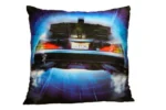 BTTF DELOREAN ROADS SQUARE CUSHION - immagine 4