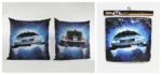 BTTF DELOREAN ROADS SQUARE CUSHION - immagine 5