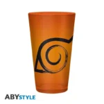 NARUTO SHIPPUDEN KONOHA GLASS 3D KEYCHAIN 3D MUG PREMIUM LARGE GIFT SET - immagine 2