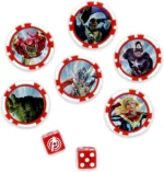 MHC CAP.AMERICA & AVENGERS DICE & TOKEN - immagine 3