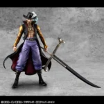 ONE PIECE P.O.P. LIMITED HAWK EYE DRACULE MIHAWK VER.R  STATUE - immagine 4