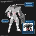 30MM OP PARTS SET 4 SENGOKU ARMOR 1/144 - immagine 5