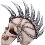 STEAMPUNK CHAIN BLADE MOHICAN KNIF SKULL - immagine 8