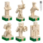 MINECRAFT OVERWORLD HEROES VS HOSTILE MOBS CHESS SET - immagine 5