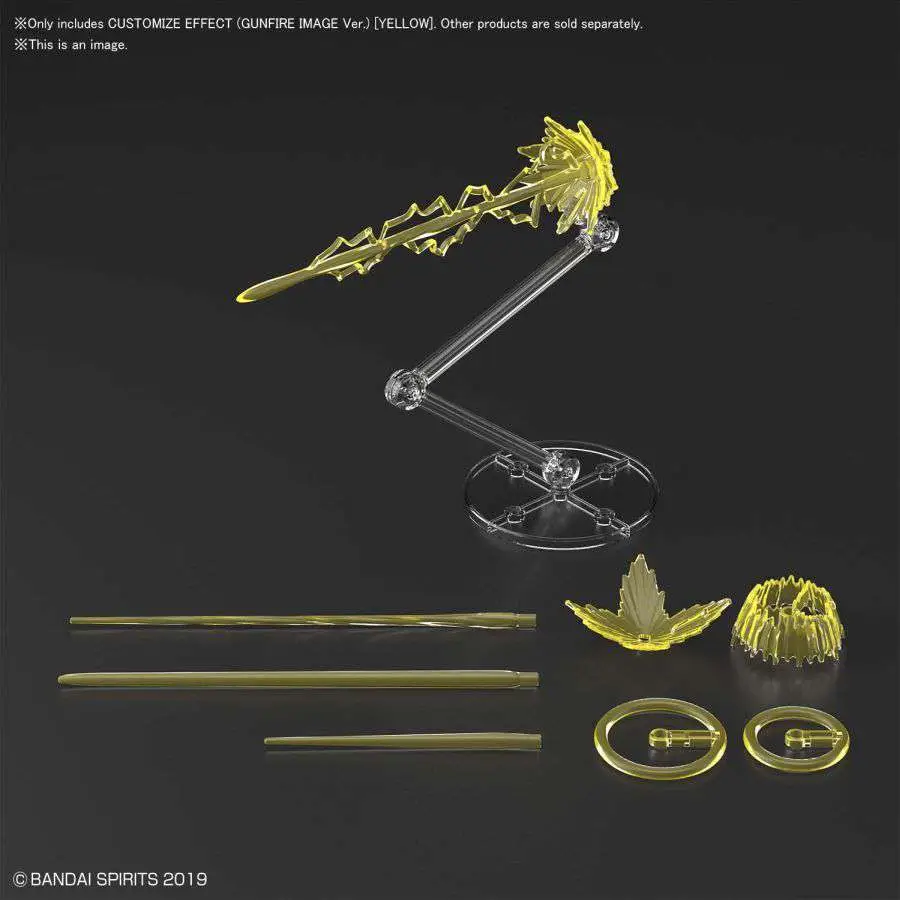 71144__305657137 CUSTOMIZE EFFECT GUNFIRE IMAGE YELLOW - immagine 1