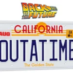 BTTF OUTATIME LICENCE PLATE