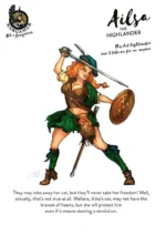 54 mm AILSA THE HIGHLANDER - immagine 2