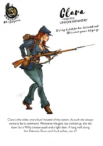 54 mm CLARA FROM THE UNION INFANTRY - immagine 3