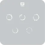 STENCIL STAFV002 DRUM OIL MARKINGS