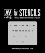 STENCIL STAFV003 SOVIET NUMBERS WWII - immagine 2