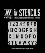 STENCIL STLET002 STAMP FONT - immagine 2