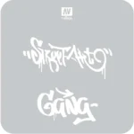 STENCIL STLET004 STREET ART 2