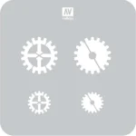 STENCIL STSF001 GEAR MARKINGS 125