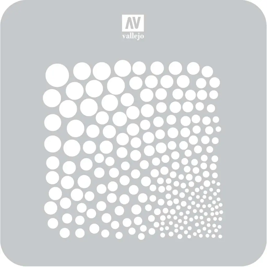 72634__1314309601 STENCIL STSF002 CIRCLE TEXTURE - immagine 1