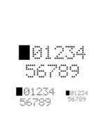 STENCIL STSF004 DIGITAL NUMBERS - immagine 3