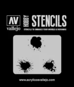 STENCIL STTX005 PAINT STAINS - immagine 2