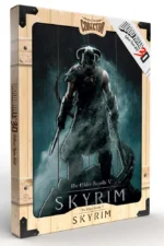 SKYRIM DRAGONBORN WOODEN POSTER - immagine 3