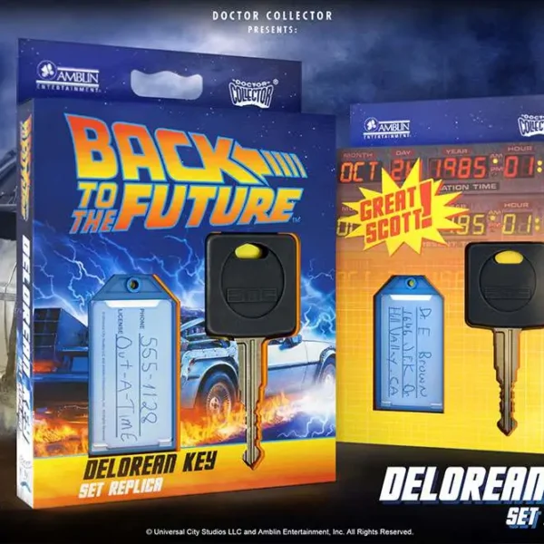 BTTF DELOREAN KEY SET REPLICA