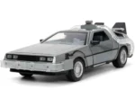 BACK TO THE FUTURE PART 1 1982 DELOREAN LIGHTS 1/24 DIE-CAST MODEL - immagine 5